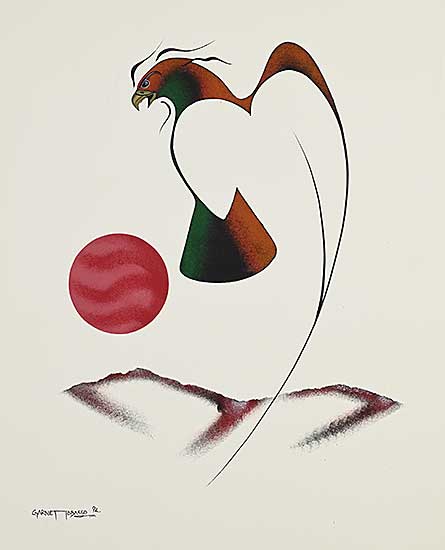 #1444 ~ Tobacco - Untitled - Bird Spirit
