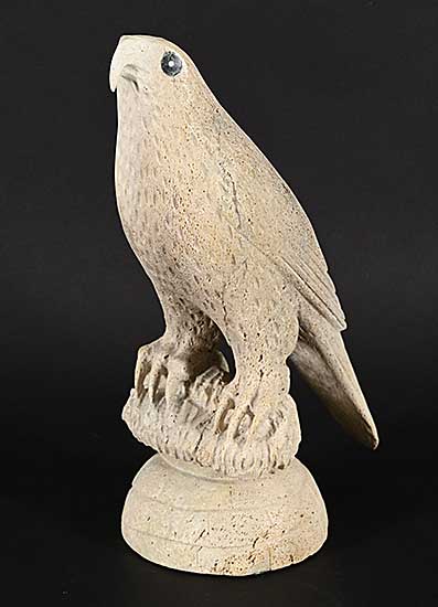 #1456 ~ Ugyuk - Untitled - Falcon Perched on Igloo