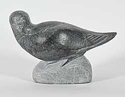 #1411 ~ Sivuarapi - Untitled - Bird Perched on Rock