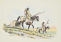 #1415 ~ Tailfeathers - Untitled - Two Riders