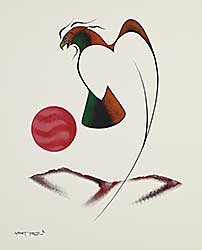 #1444 ~ Tobacco - Untitled - Bird Spirit
