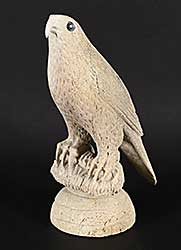 #1456 ~ Ugyuk - Untitled - Falcon Perched on Igloo
