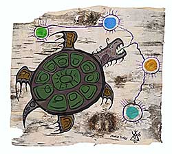 #1476 ~ Young - Untitled - Turtle Spirit