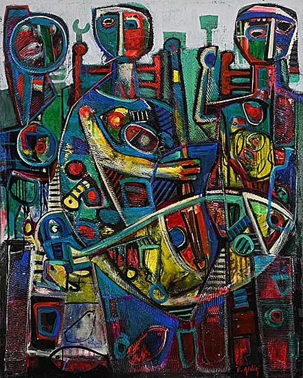 #4 ~ Aldin - Untitled - People and Fish