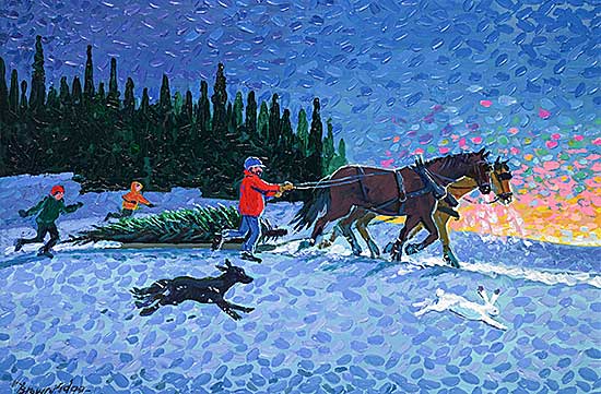#57 ~ Brownridge - The Old Stonboat Christmas