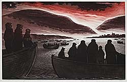 #31 ~ Blackwood - Fire in Indian Bay  #Artist's Proof 5/10 Ed. 50