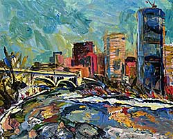 #47 ~ Briks - Reds of April [by Centre St. Bridge, Calgary]