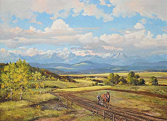 #91 ~ Crockford - The Small Acreage Farmer [The Rockies from De Winton, Alberta]