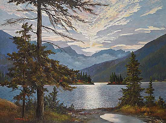 #92 ~ Crockford - Untitled - Sunset Lake