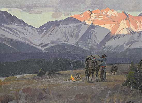 #127 ~ Ewart - Sunset Near Crowsnest Pass