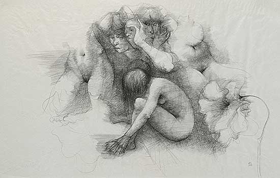 #150 ~ Gould - Dissolving Group [Film Drawing]
