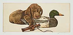 #88 ~ Cowin - Lab with Mallard Decoy  #10/50