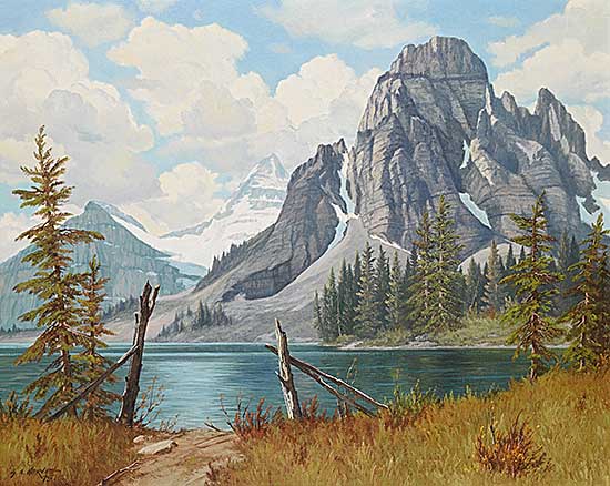 #177 ~ Horvath - Sunburst Lake and Mt. Assiniboine