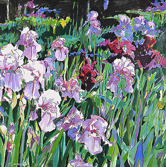 #183 ~ Jacques - Untitled - Purple Garden