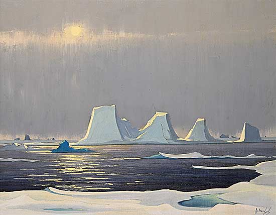 #221 ~ Law - Lifting Fog, Baffin Bay