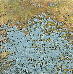 #160 ~ Harms - Untitled - Tree Top in Green and Blue