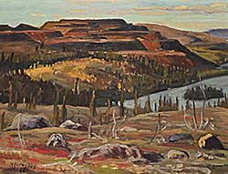 #163 ~ Haycock - Untitled - Fall in the Foothills