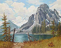 #177 ~ Horvath - Sunburst Lake and Mt. Assiniboine
