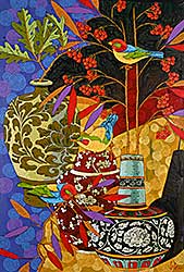 #227 ~ Leier - Exotic Still Life with Favourite Birds X