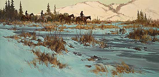 #249 ~ Lyon - Cowboys in Winter