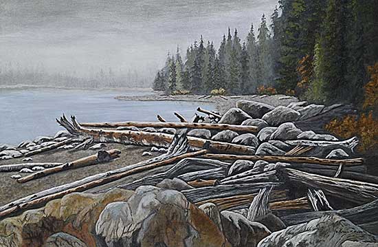 #260 ~ Mansell - Sticks and Stones, A Coastal Landscape