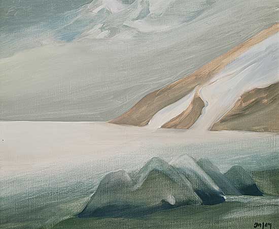 #299 ~ Onley - Snow Covered Thomas Lake, B.C.