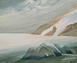 #299 ~ Onley - Snow Covered Thomas Lake, B.C.