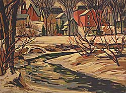 #316 ~ Roberts - Village in Winter