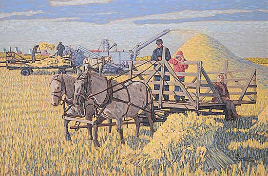 #330 ~ Sellin - Threshing Scene