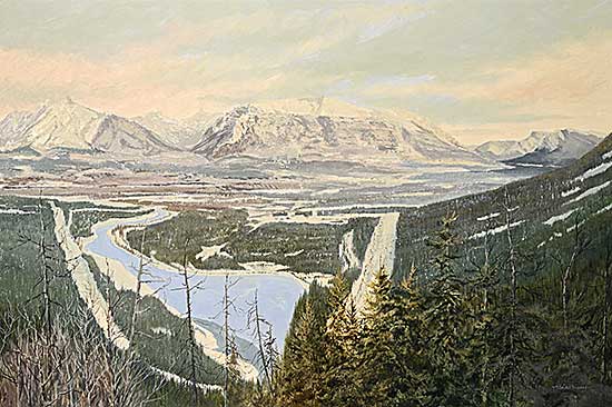 #385 ~ Williams - Untitled - Mountain Panorama