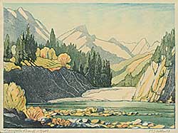 #332 ~ Shelton - Bow Falls Banff  Ed. 1 #119/200