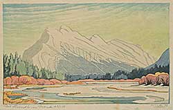 #334 ~ Shelton - Mount Rundle in March  #23/100