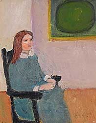 #344 ~ Smith - Untitled - Woman in Rocking Chair