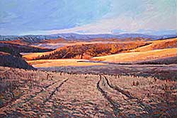 #400 ~ Woolgar - Untitled - Rose-Tinted Horizon